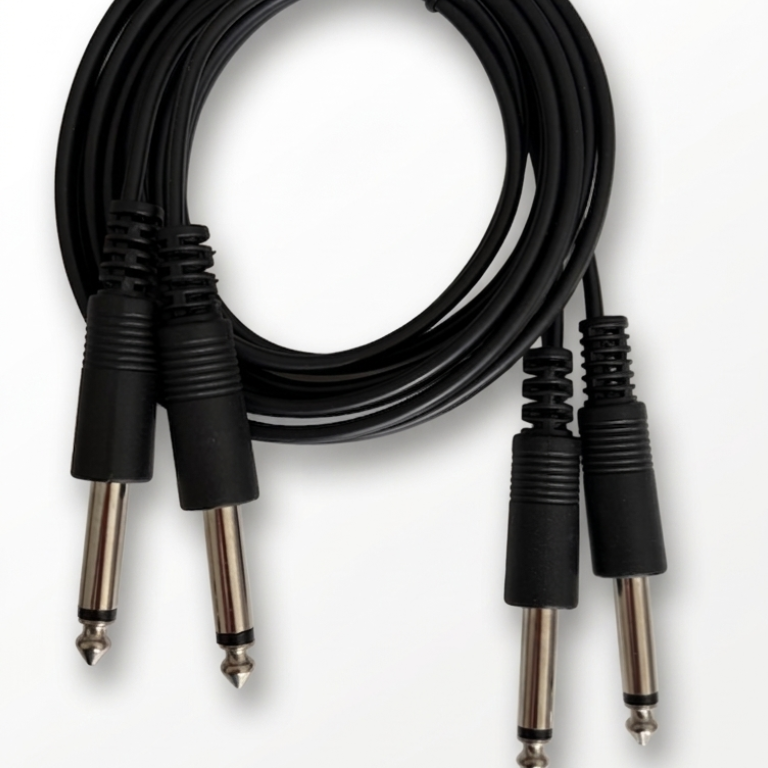2 x 6.3mm - 2 x 6.3mm 2'li Line Jack Kablosu